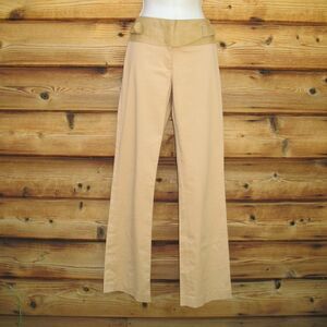Tan Mid Rise Pants